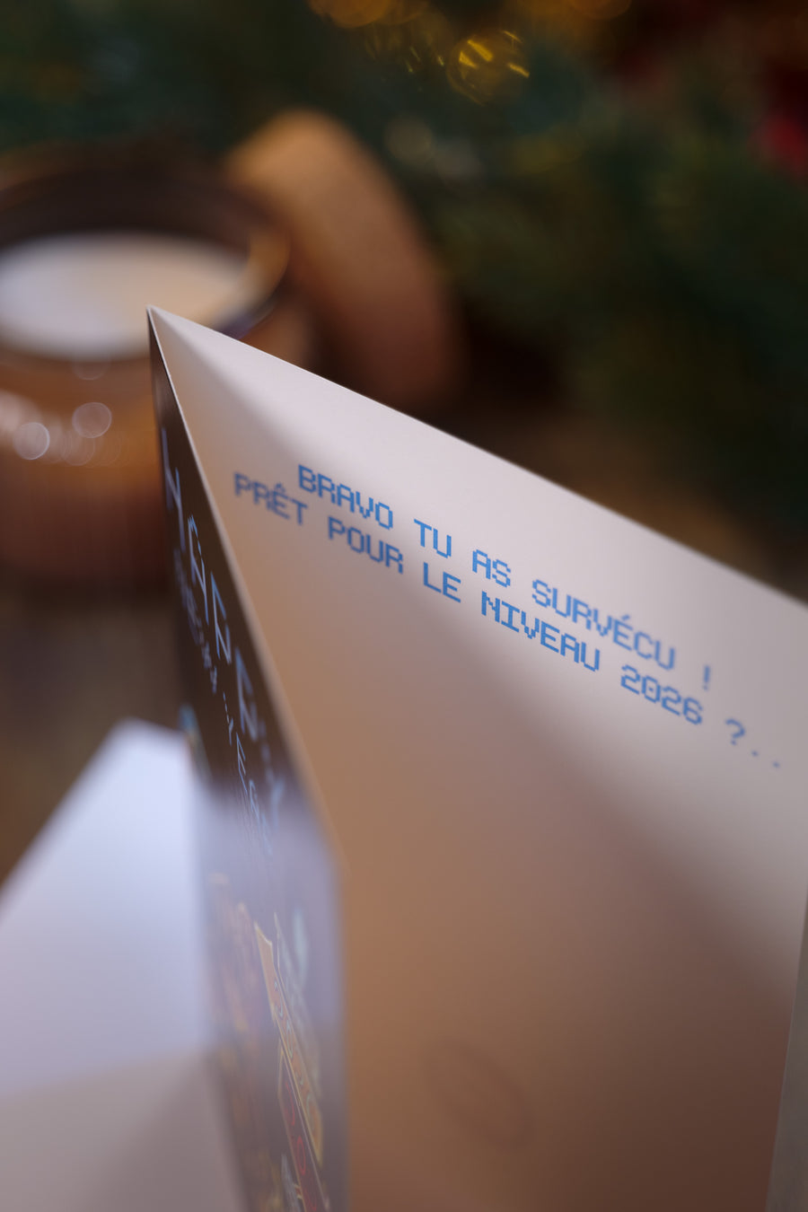 Carte Nouvel An 2025 - 'Prêt pour 2026 ?' ⚔️